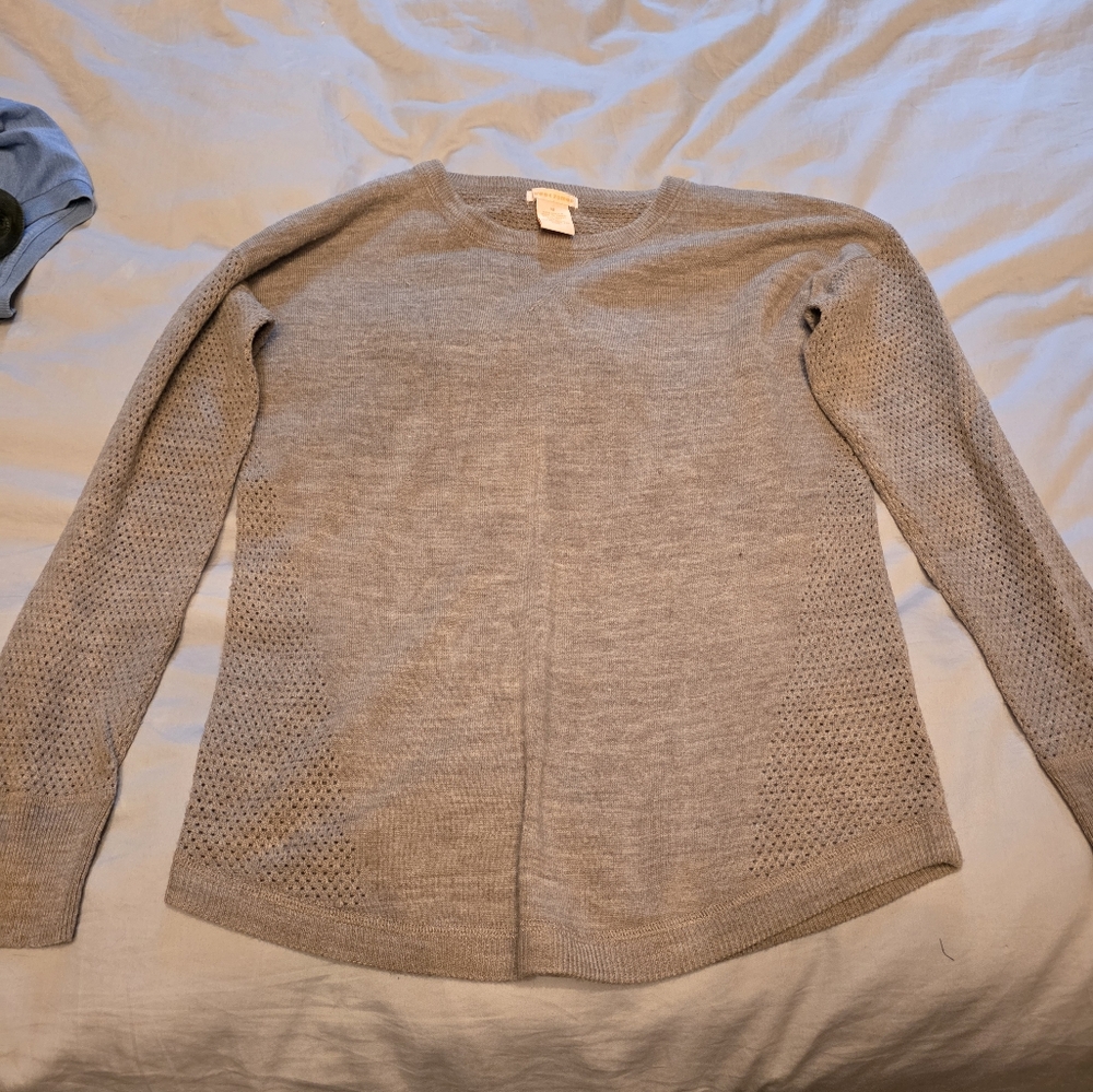 Sweet Romeo Gray Knit Top